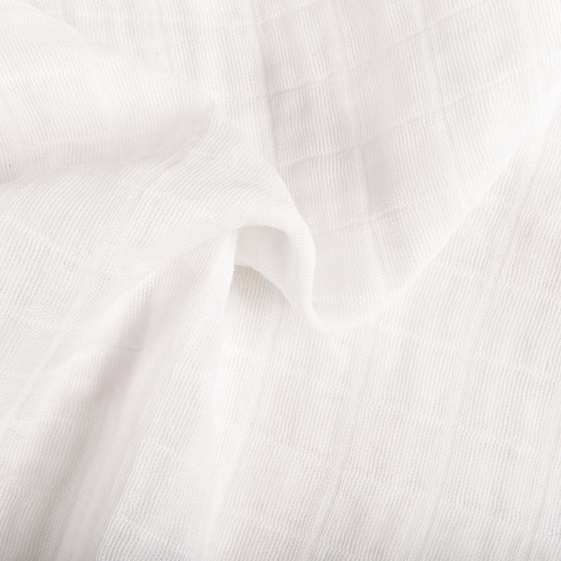 Plain White Muslin Mini Fitted Sheet