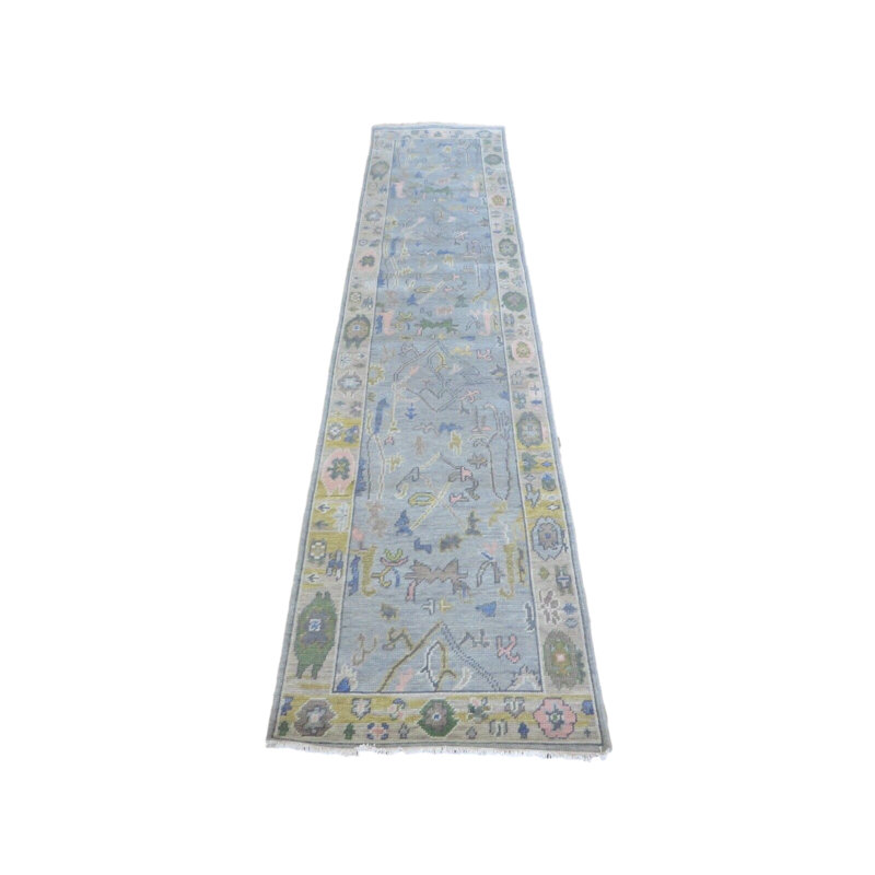 Goryana One-of-a-Kind 2'8" x 9'11" Rectangle Wool Area Rug in