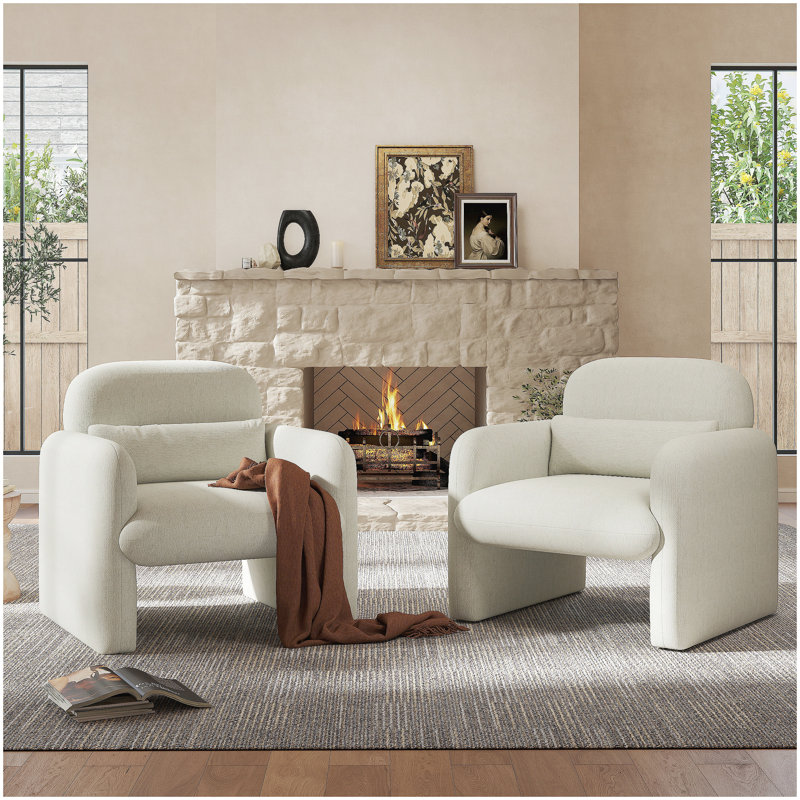 Fauteuil demi-tonneau Modern