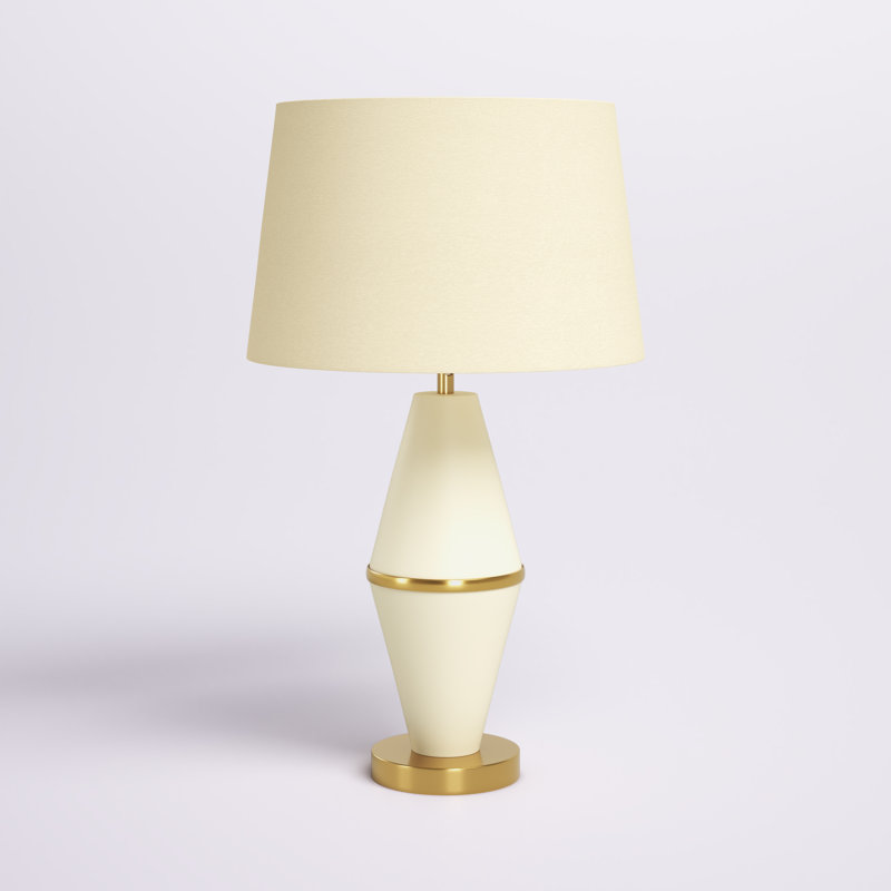 Lampe de table 27 po Barraza, Beige