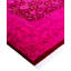 Overdyed Hand-Knotted Wool Modern-Contemporary Pink Area Rug 8' 2" x 10' 4"