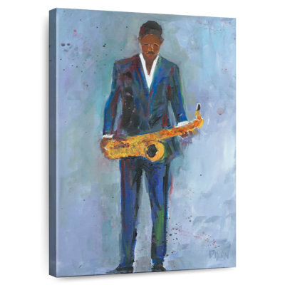 Abarca Sax In A Blue Suit