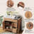 36'' Single Bathroom Vanity with Ceramic Top