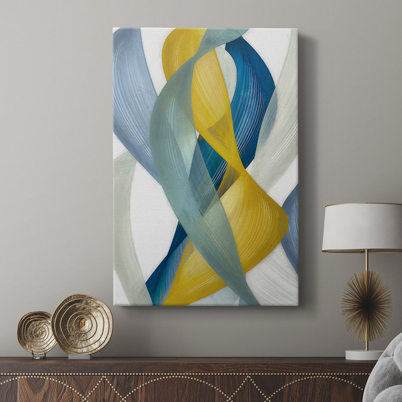 Bandes horizontales I - galerie Cavas sur mesure, H 27 po x l 18 po