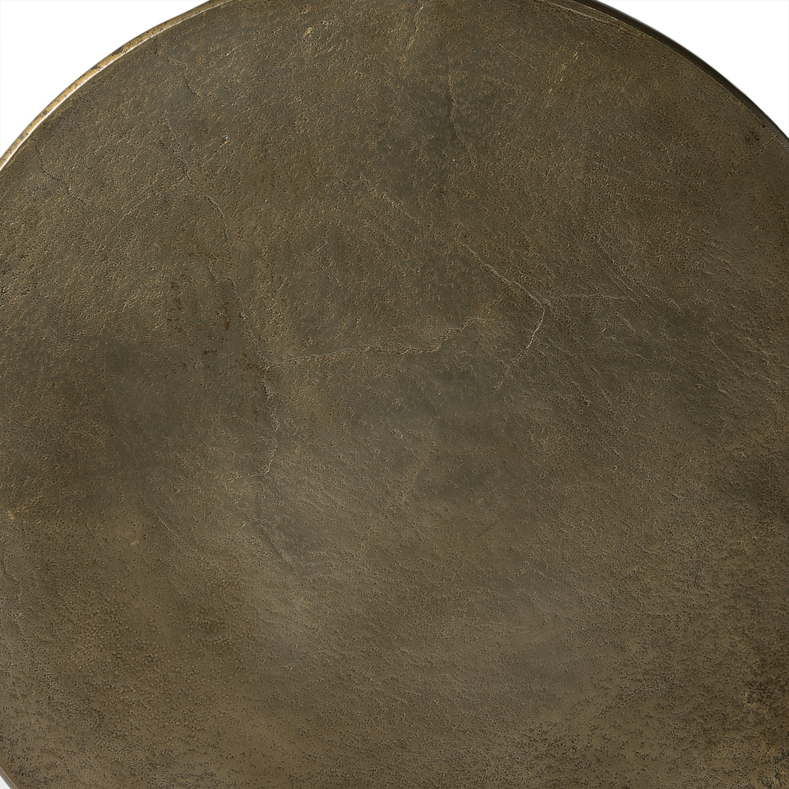 Zed End Table, Aged Bronze