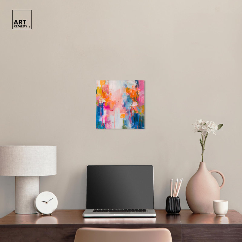 Knowing Me 12" x 12" Abstract Canvas Wall Art