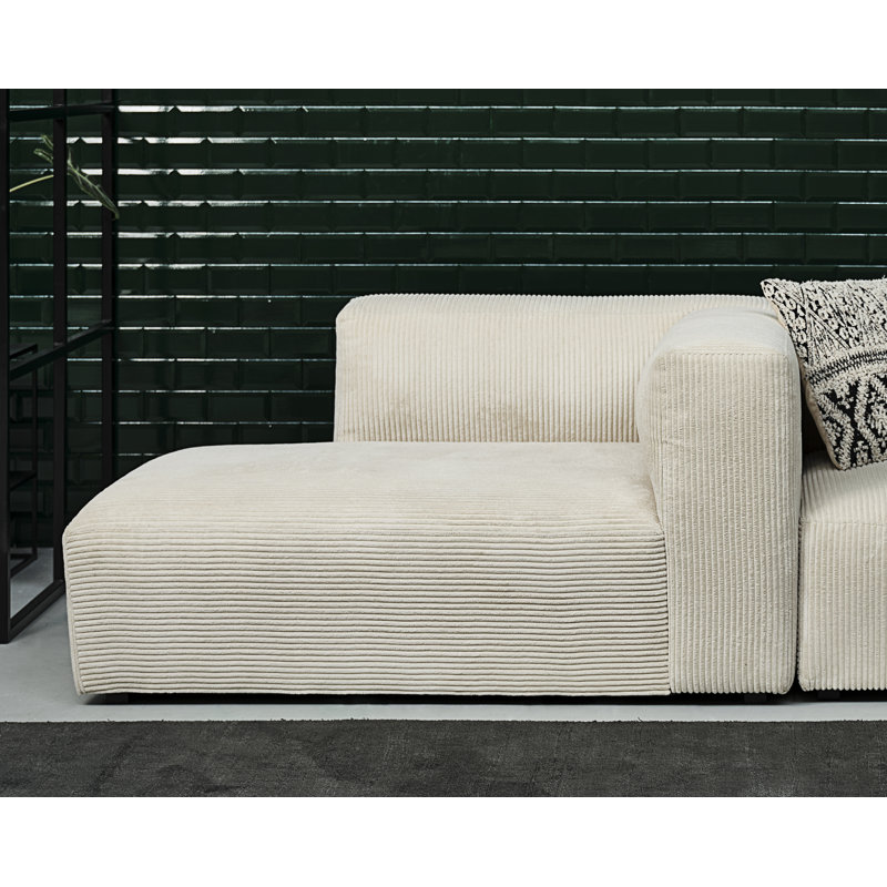 Chaise longue rembourrée Winnie, Orienté à gauche (vu de face)