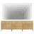 94.5" Modern Reeded 5-Drawer Dresser Set For Bedroom, Minimalist Chest Of Drawers With Storage, Wooden Dresser For Living Room, Bedroom, Entryway-1282841257
