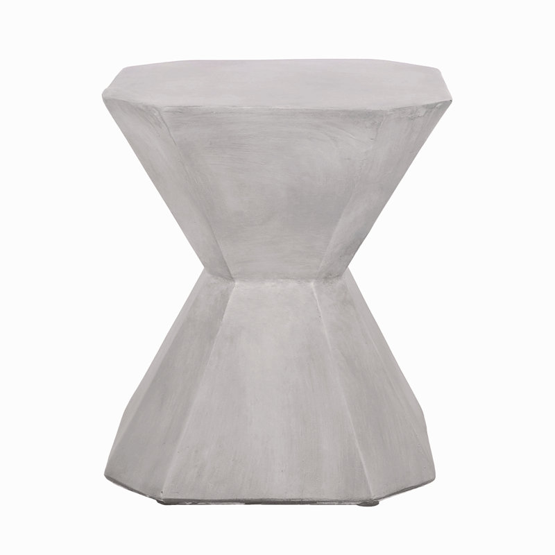 Outdoor Lightweight Concrete Side Table