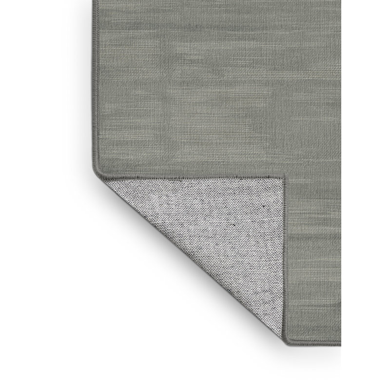 Machine Washable Abstract Brown Area Rug, Square 5'