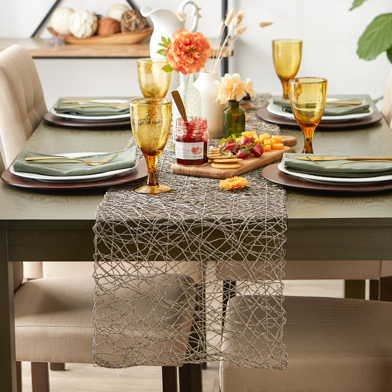 Grzech Table Runner, Gray