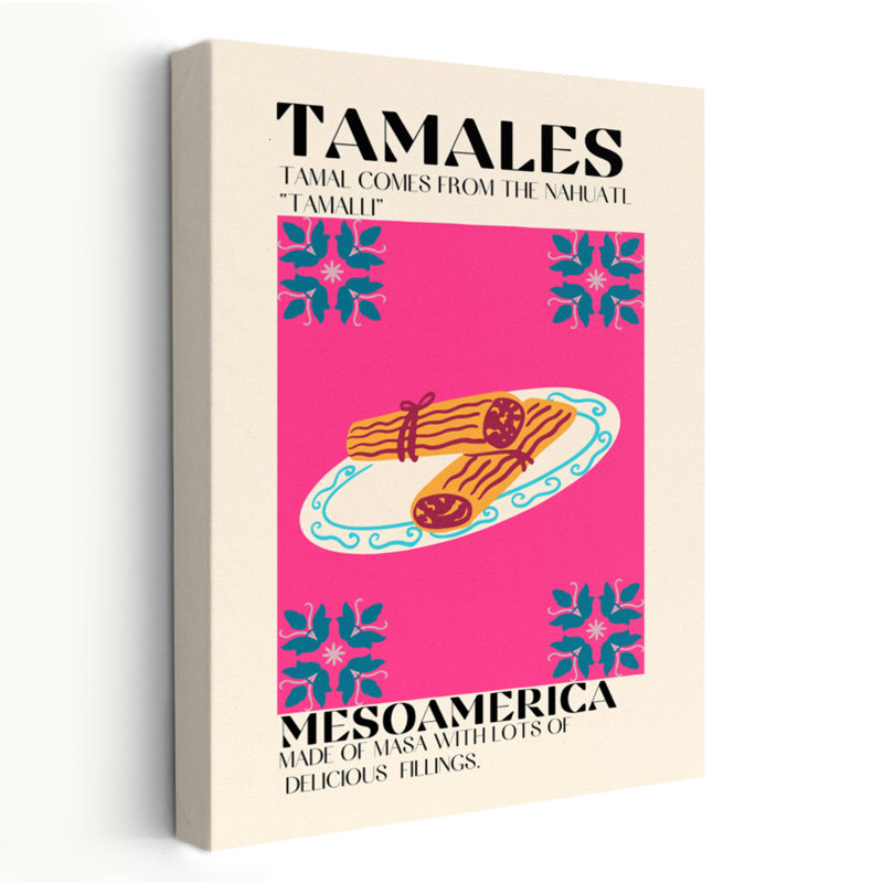 Tamales - Cuisine Design, Type Food Signes, Mexique, H 36 po x l 24 po