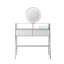 Bureau de coiffeuse à maquillage chic avec fonction de rangement et de charge pour la chambre à coucher