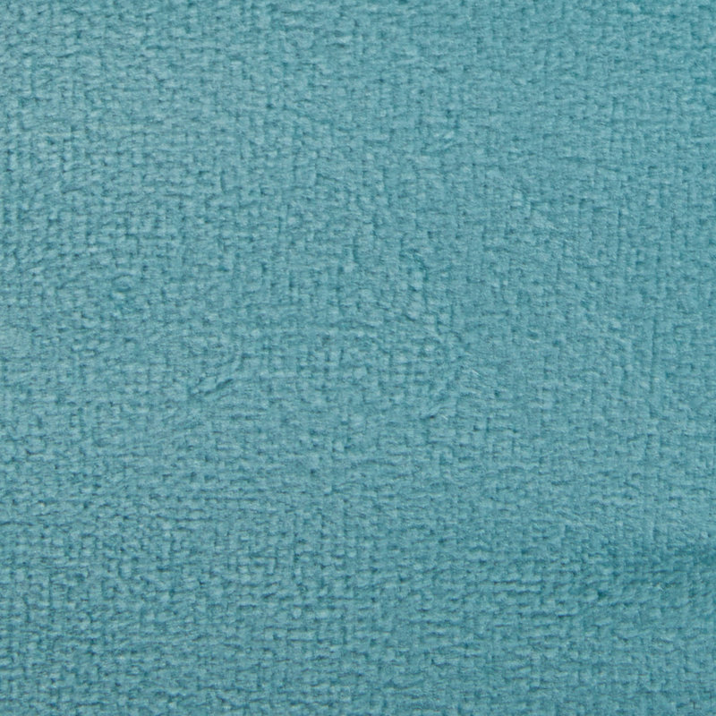 Repose-pieds carré en velours de 16 po, Bleu