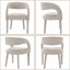 Chaises de salle à manger rembourrées modernes avec accoudoirs pour la cuisine / salle à manger / salon-729781005-729781003