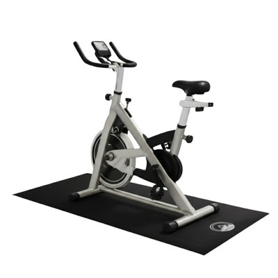Tapis d'exercice pour vélo Wakeman - Tapis d'intérieur imperméable antidérapant pour tapis de vélo ou tapis roulant