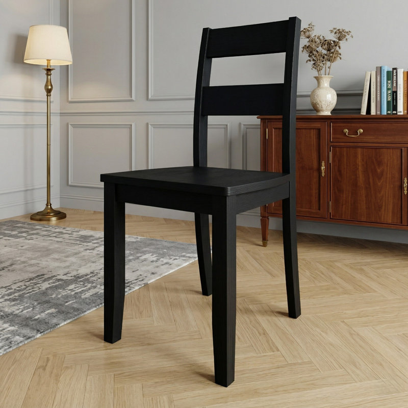 Chaise de salle à manger Bucy, Noir