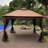 Outdoor 11X 11Ft Pop Up Gazebo Canopy With Removable Zipper Netting,2-Tier Soft Top Event Tent,Suitable For Patio Backyard Garden Camping Area-111086324