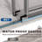 UKS04 61"-65" W x 80" H Frameless Sliding Shower Door in Brushed Nickel with 3/8" (10mm) Clear Tempered Glass-123516756-120409412
