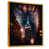 Toile avec cadre flottant or