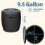 9.5 Gallon Patio Ice Chest And Side Table(black)-1046547836