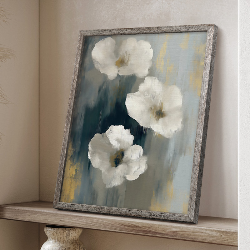 Impression encadrée FLORAL Series Dxx - Bois massif, H 30 po x l 24 po