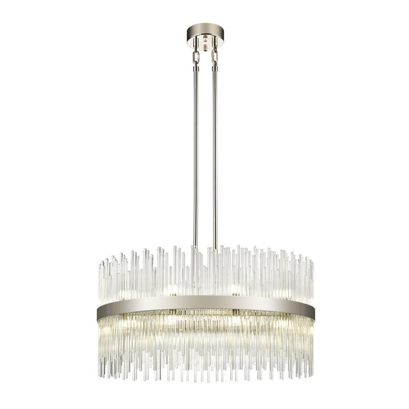 Lustre 22 lumières Citadel, Chrome
