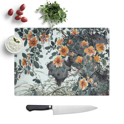 Glass Garden Flowers Vol.13 by Chen Daofu Chopping Board