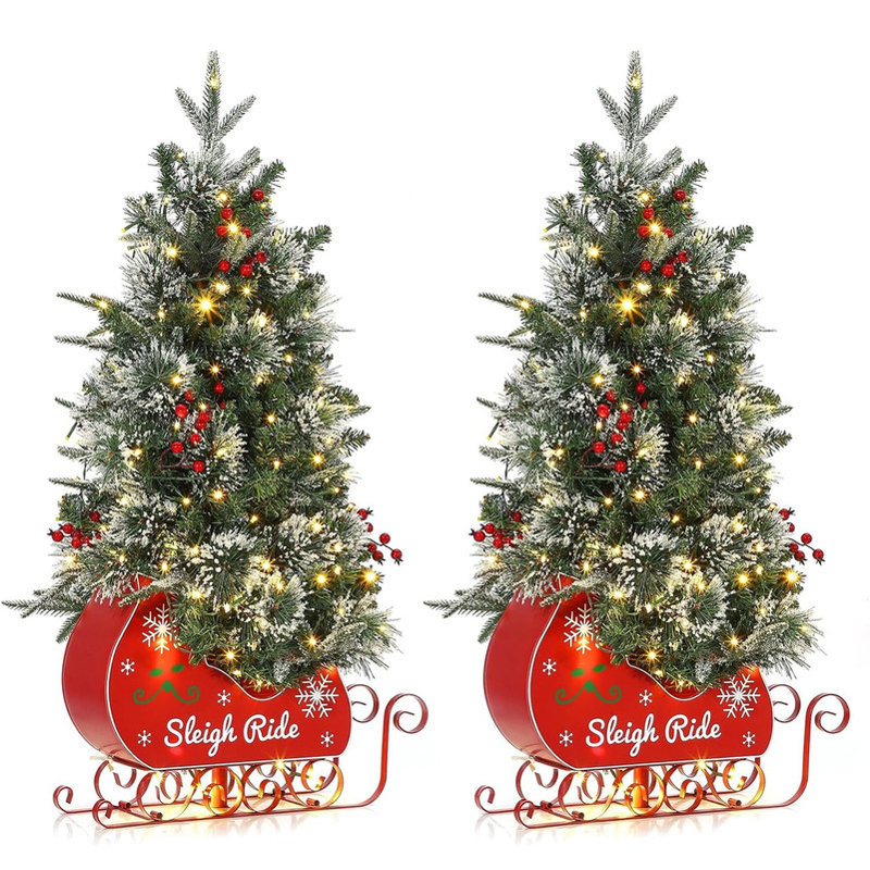 3' H Lighted Artificial Christmas Tree