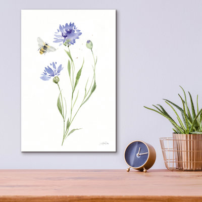 Art mural en verre «Wild for Wildflowers» 3 pi par Katrina Pete