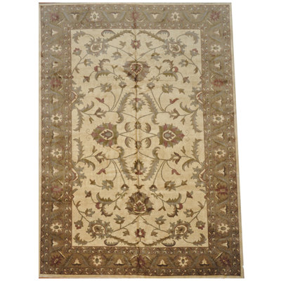 Tapis en laine noué à la main Oushak