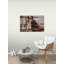« the brown cheval 2 », impression sur bois blanc-2058724594