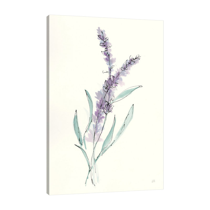 "Lavender IV", toile tendue par Chris Paschke, H 24 po x l 16 po x P 1,5 po