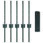 Vidaxl Fence With Posts Steel-116798062-116798069