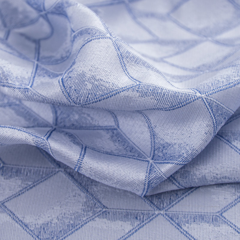 Panneau de rideau simple obscurcissant en polyester Arniya, Bleu