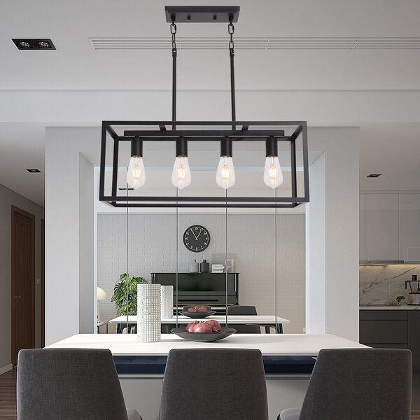 17 Stories Guiterrez 4 - Light Kitchen Island Pendant & Reviews | Wayfair