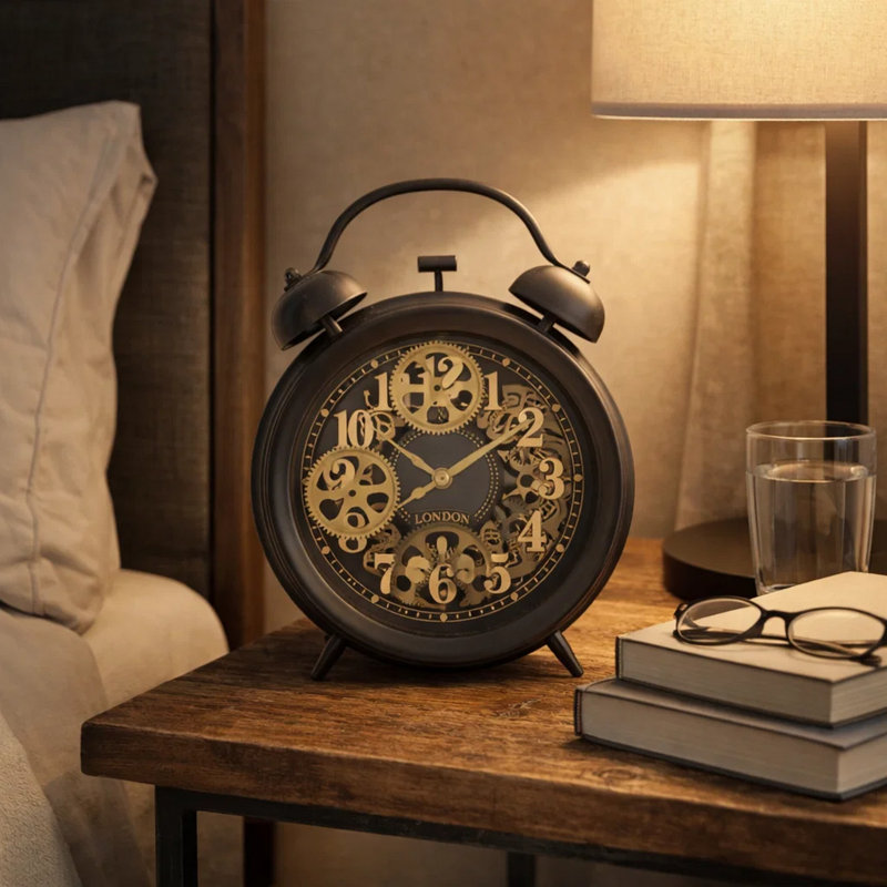 Horloge de table Liny, Doré