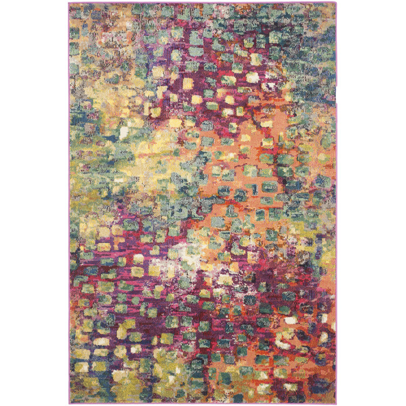 Abstract Area Rug, Rectangle 201 x 279cm