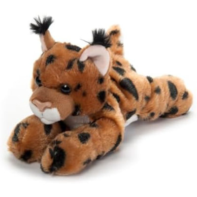 Peluche Bobcat, cadeaux pour enfants, animaux sauvages Scoopz, peluche Bobcat, 8 pouces