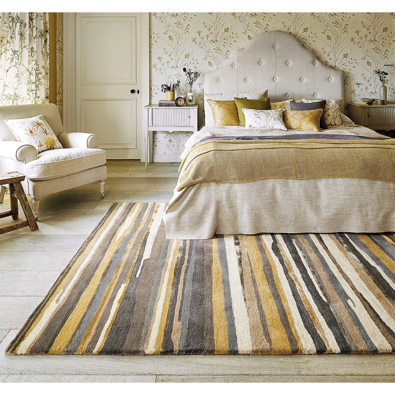 Striped Area Rug, Rectangle 4'7" x 6'7"