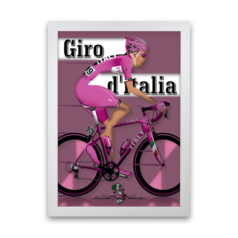 Modern Giro - Print, 60cm H x 42cm W x 3cm D, White Framed