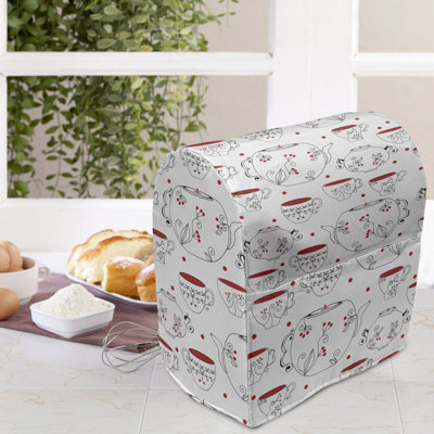 Red/Black/White Stand Mixer Cover -  East Urban Home, D0C57F0738B6488485591D205F576B43