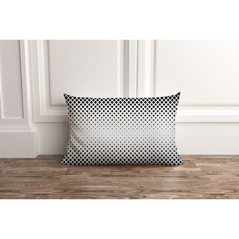 Housse et insert de coussin extérieur carré Wright, 17 po x 17 po, Blanc, Carré