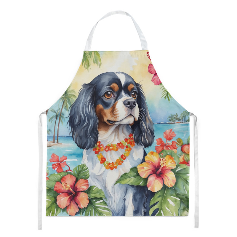 Tablier Cavalier Spaniel Luau