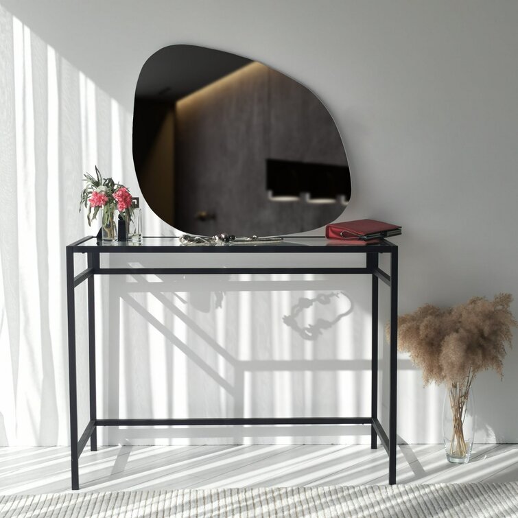 Virgil mirror » Modern mirror in curved design, 140x60cm