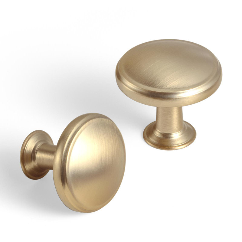 Boutons de porte à charme rétro 1,2 po, Bronze champagne