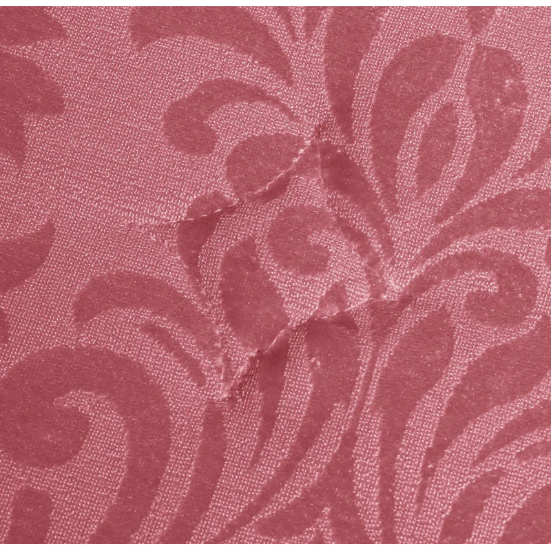 Polyester Floral Bedspread with Pillow Shams Included, Double Bedspread + 2 Standard Shams, Pink