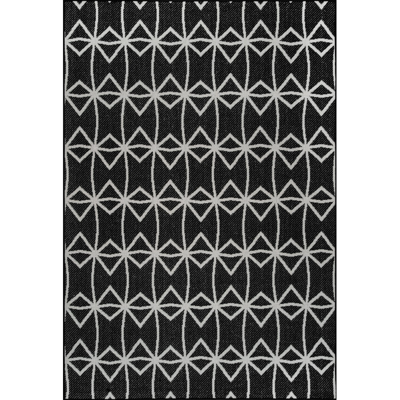 Geometric Indoor / Outdoor Area Rug, Rectangle 244 x 305cm