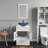Romford 24 " W Freestanding Standard 1 Single Vanity Bathroom Vanity With Top with Mirror-1779715576