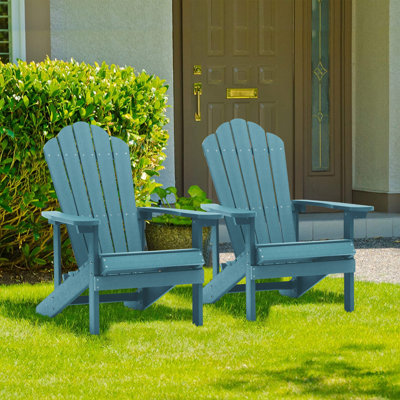 Chaise Adirondack en plastique Clearbrook